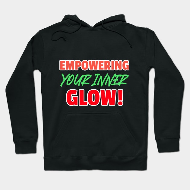 Beauty bloggers empowering glow Hoodie by Hermit-Appeal